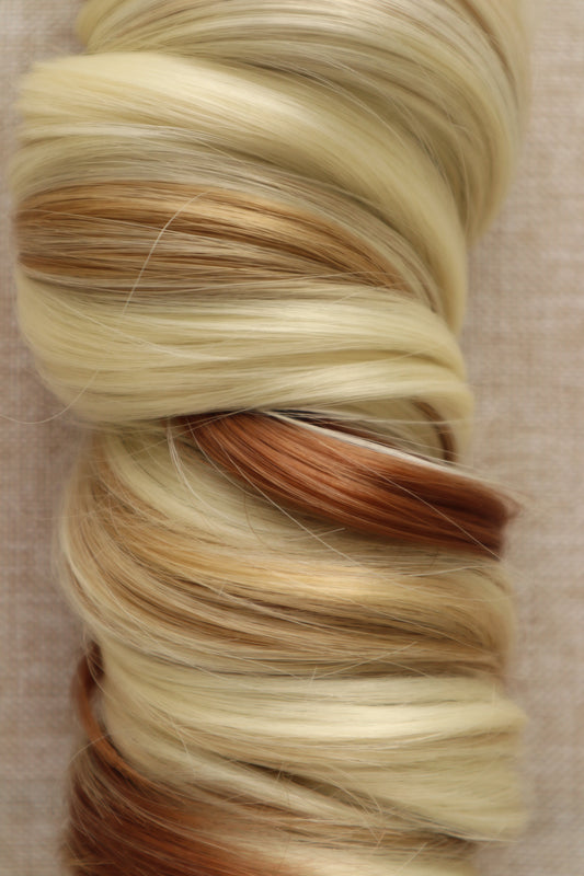 French Curl Braiding Hair – Caramel Blonde Mix (P27/30/613)