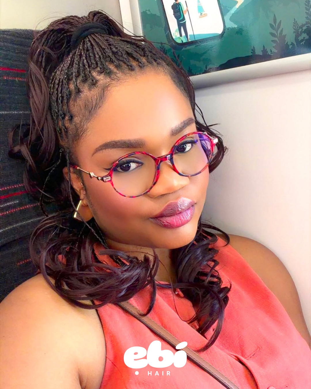 French Curl Braiding Hair – Burgundy (99J)