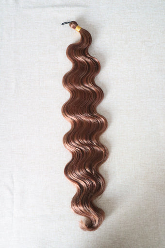 Body Wave Braiding Hair – Dark Auburn (33)
