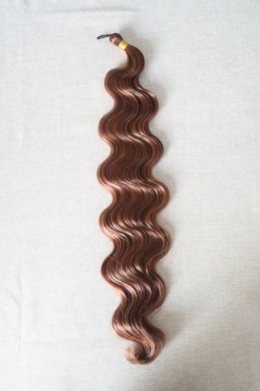 Body Wave Braiding Hair – Dark Auburn (33)