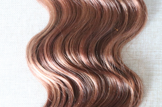 Body Wave Braiding Hair – Auburn Brown Mix (P30/33)