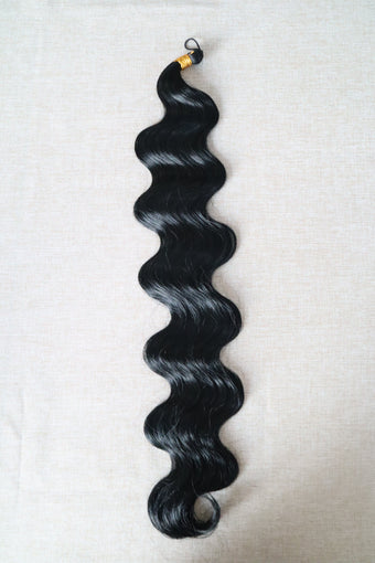 Body Wave Braiding Hair – Jet Black (1)