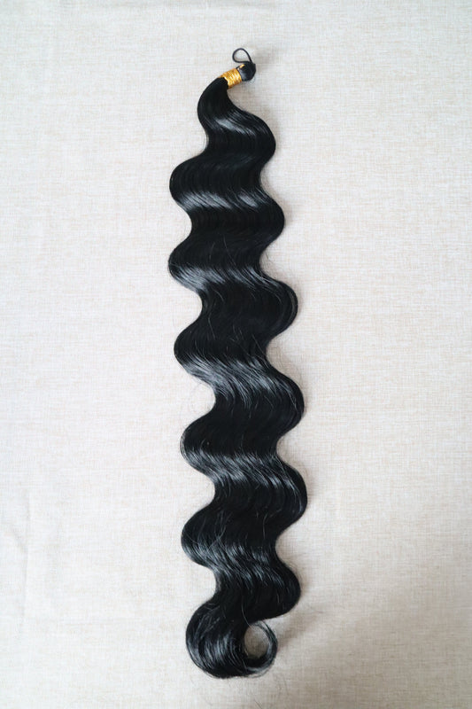 Body Wave Braiding Hair – Jet Black (1)