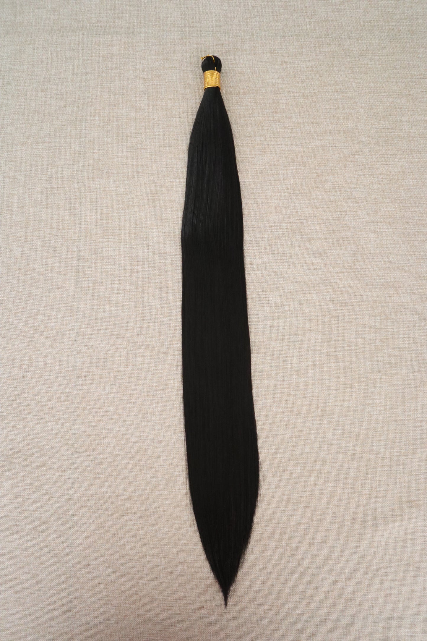 Bone Straight Braiding Hair – Soft Black (1B)