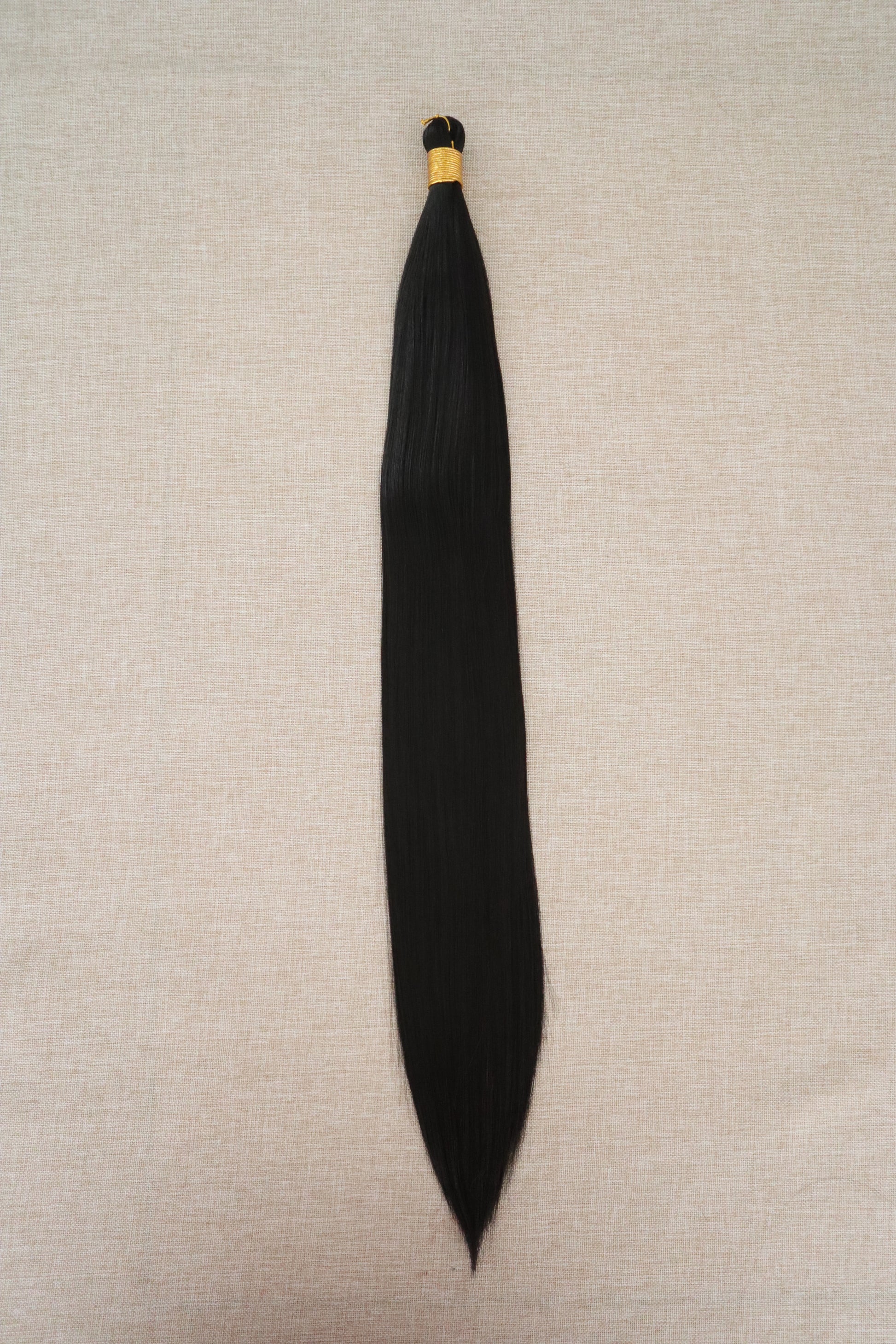 Bone Straight Braiding Hair – Soft Black (1B)