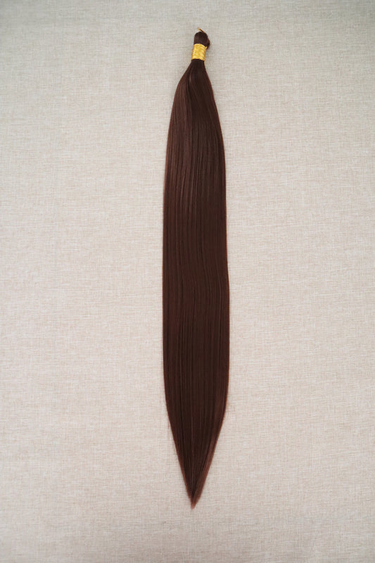 Bone Straight Braiding Hair – Burgundy (99J)