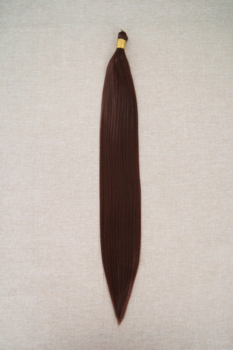 Bone Straight Braiding Hair – Dark Auburn (33)
