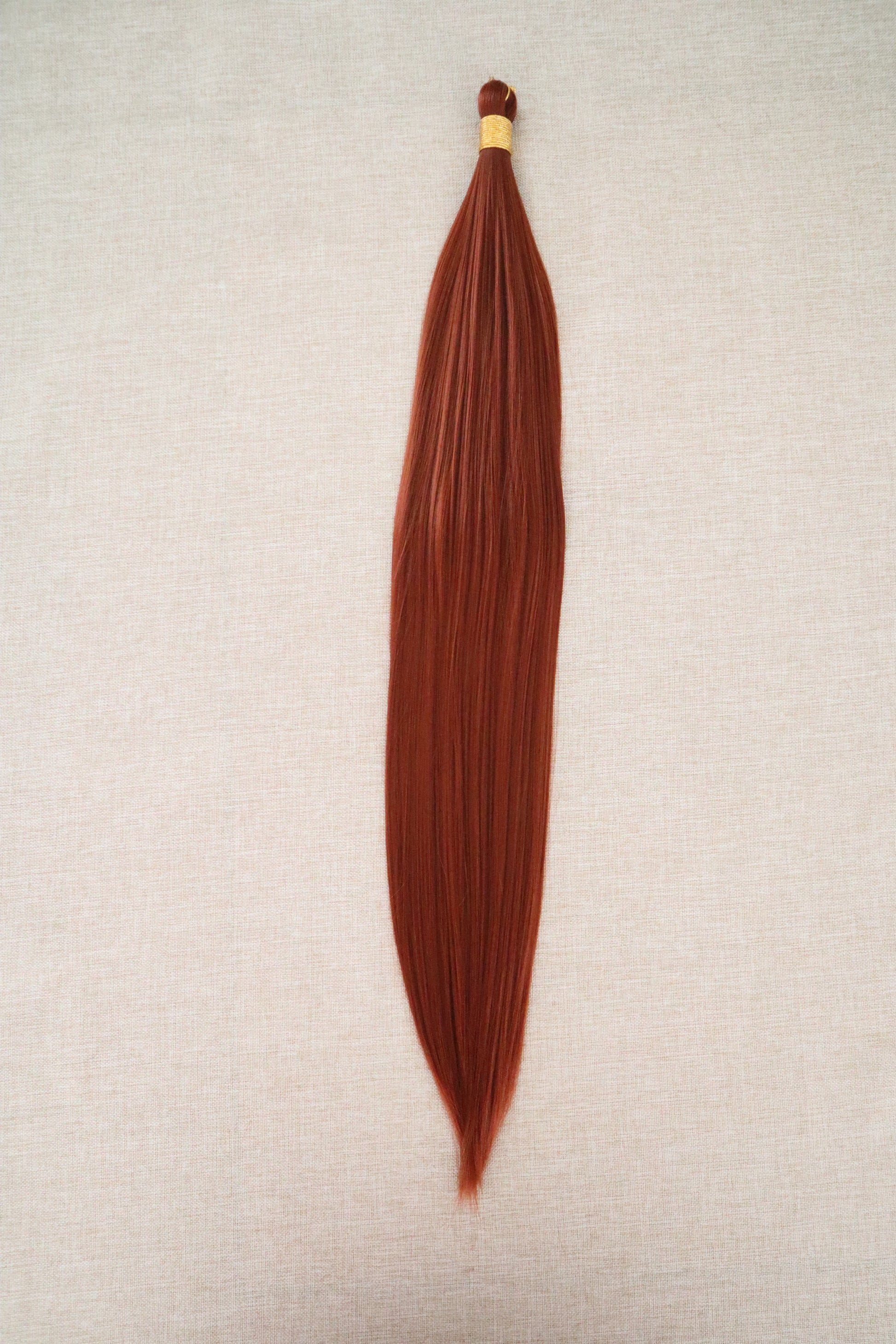 Bone Straight Braiding Hair – Copper (350)