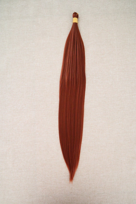Bone Straight Braiding Hair – Copper (350)