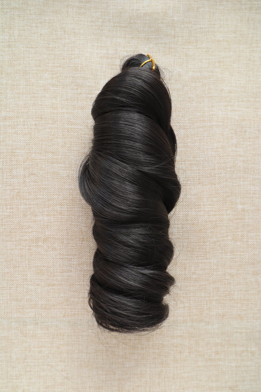 French Curl Braiding Hair – Soft Black (1B)