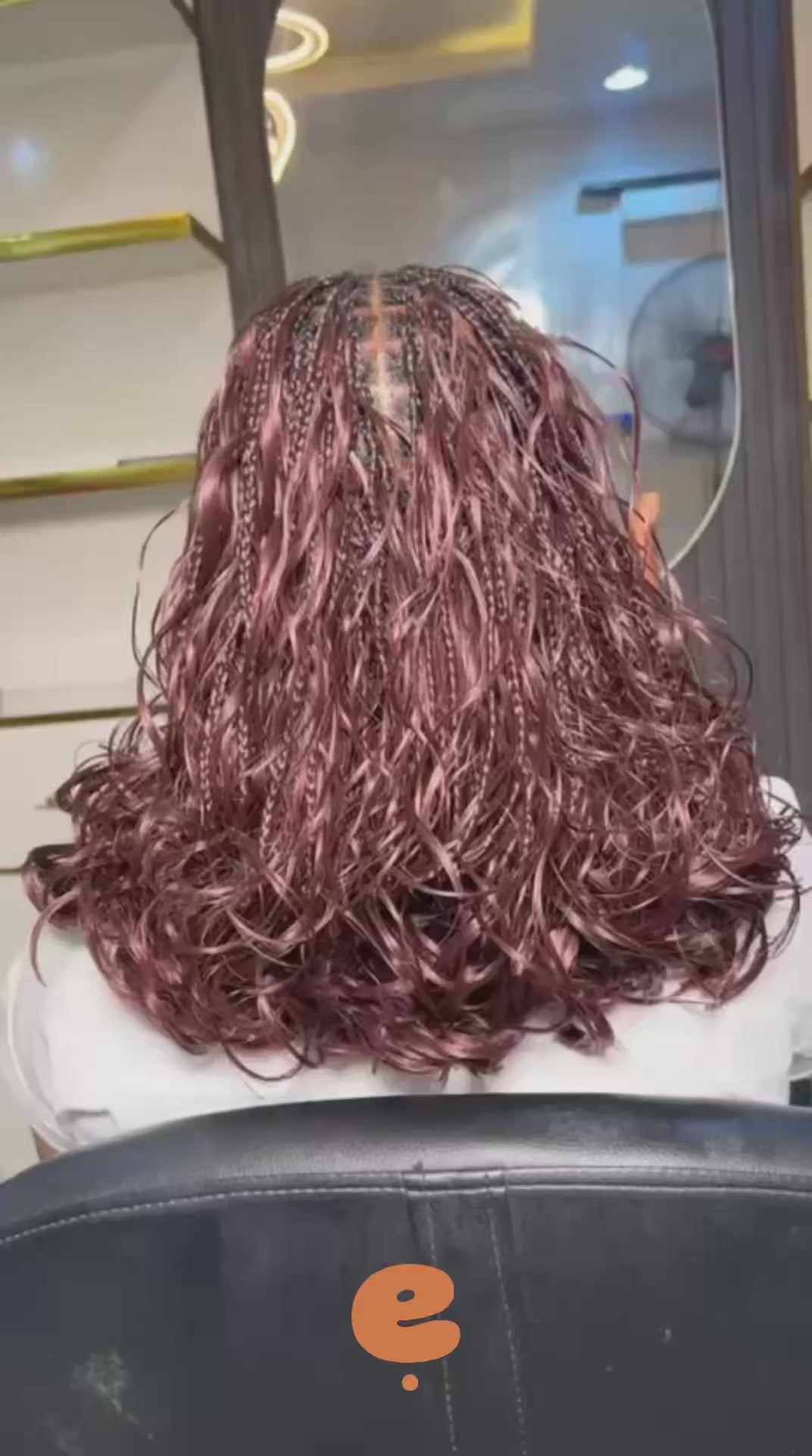French Curl Braiding Hair – Burgundy (99J)
